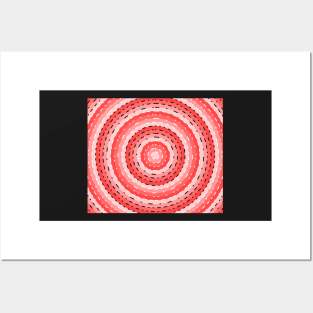 Twirl Pink pattern Posters and Art